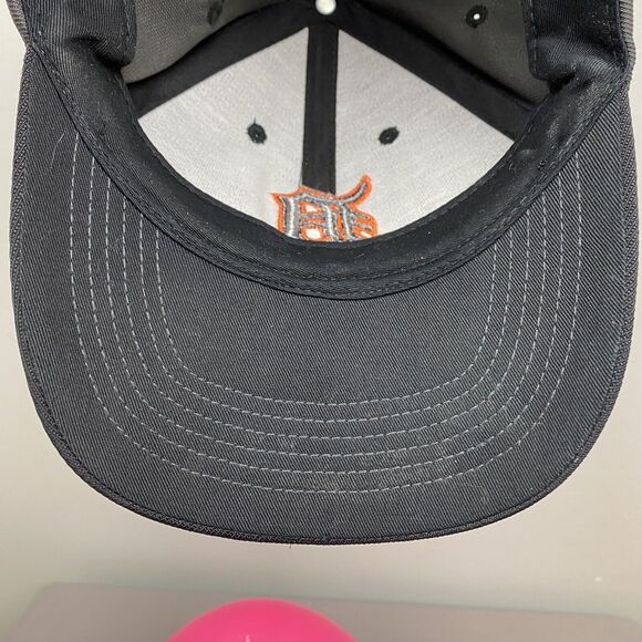 Detroit Tigers Hat MLB - Fan Favorite Black and Orange Nylon Spandex Adjustable - Picture 7 of 11